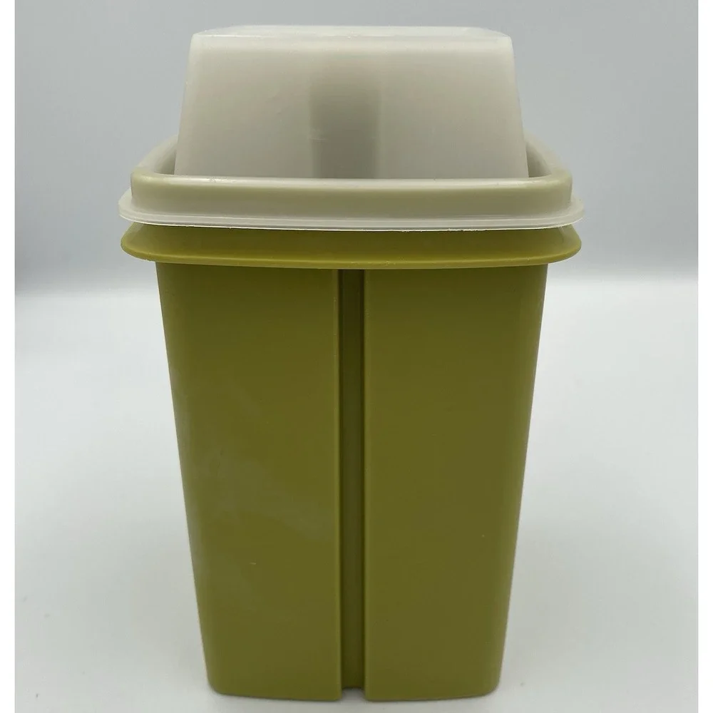 Vintage Tupperware Pickle Pepper Keeper Olive Avocado Green Deli 3 Piece - Picture 6 of 16